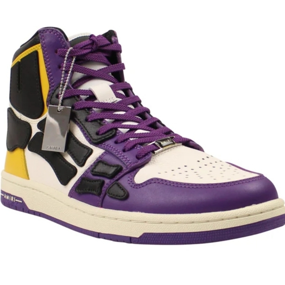 Amiri Skel High Los Angeles Lakers Colorway, Money Back Guarentee, Authentic